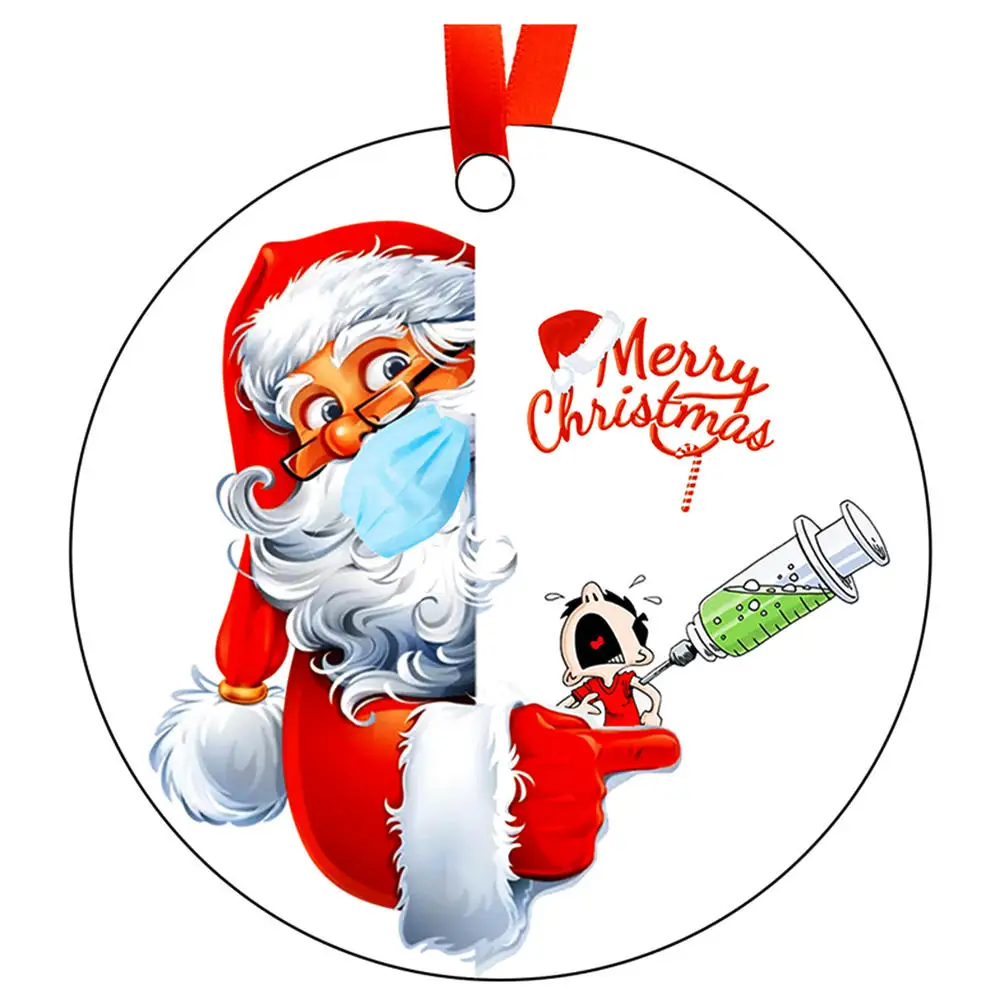 

2021 Christmas Ornaments Quarantine Funny Home Decor Christmas Tree Decoration Ornaments- Gifts for Christmas