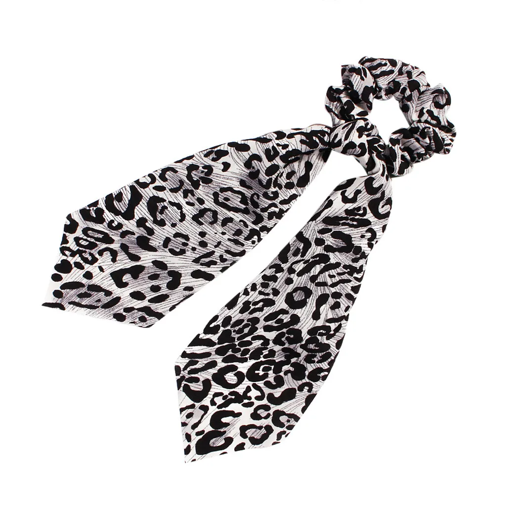 Женские пряди для волос DOUDOULU повязка шарф в горошек с леопардовым принтом