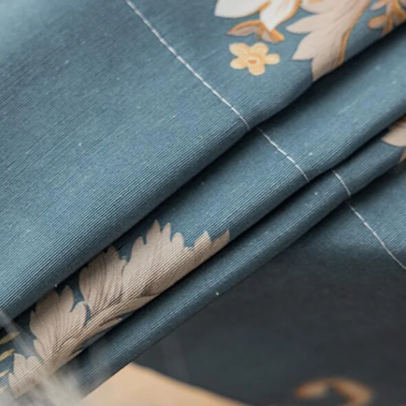 Европейская фототкань для гостиной драпировка с цветочным рисунком плотная