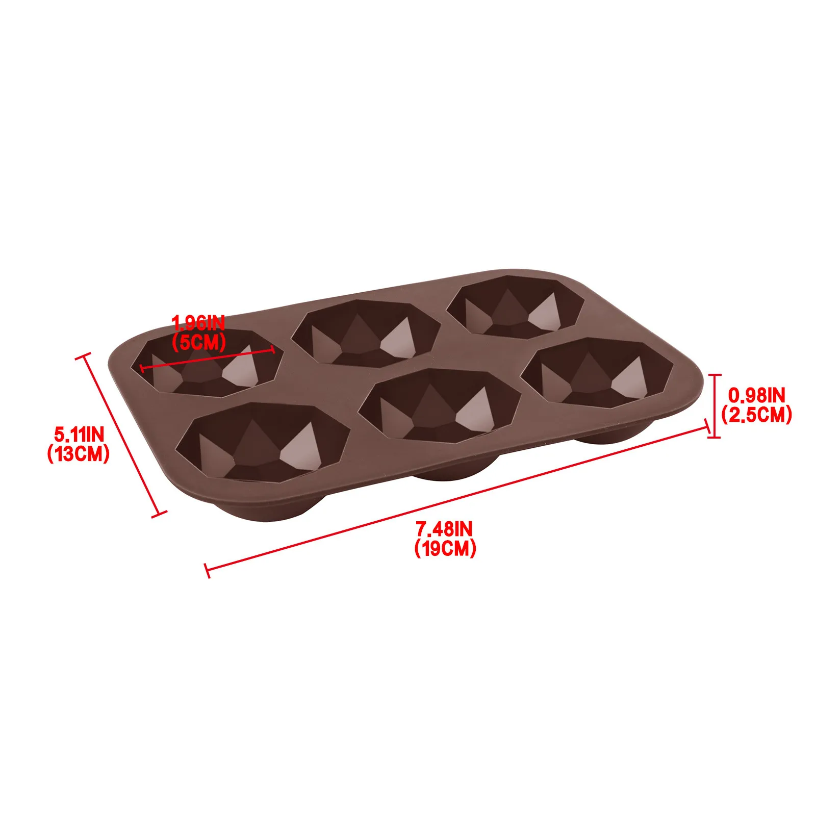 

6 Holes Silicone Cake Mold Chocolate Bomb Mold Half Ball Sphere Baking Mould Decor Accessories Candy Bakeware Kitchen Tools