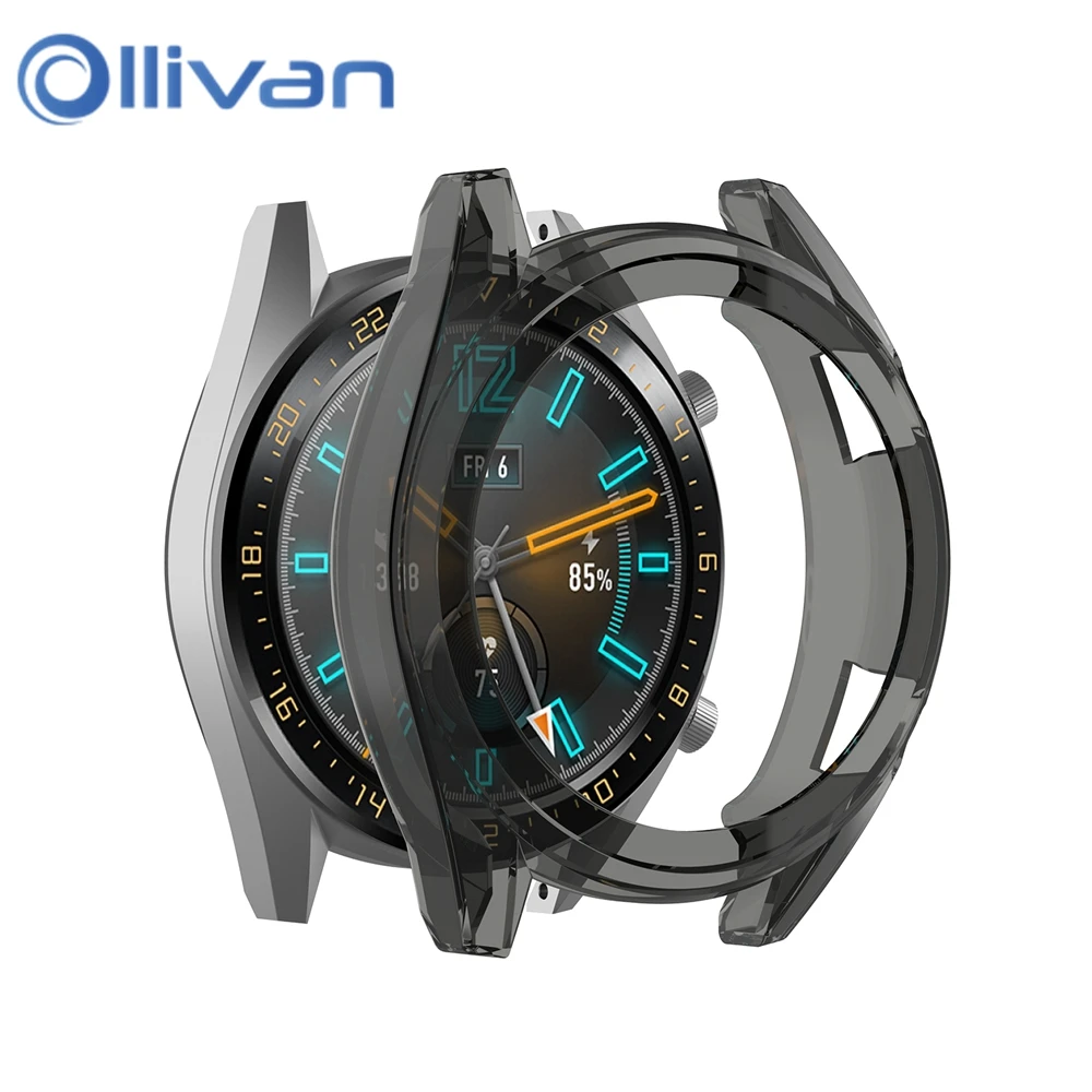 Ультра тонкий умный чехол для huawei watch GT active 46 мм Смарт-часы Мягкий ТПУ защитный силиконовый чехол для huawei аксессуары GT
