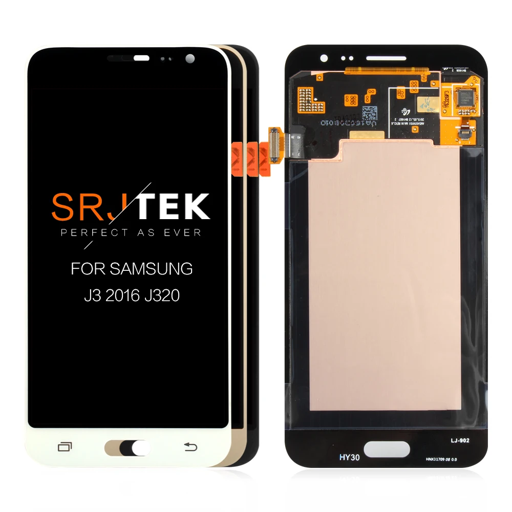 

AMOLED/OLED/TFT j3 для Samsung J3 2016 дисплей J320 J320A J320F J320M сенсорный дигитайзер экран стекло для Galaxy j320f ЖК-дисплей