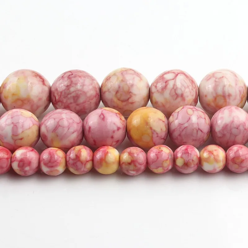 Натуральные светло-желтые и розовые радужные жаберы 4/6/8/10/12 мм круглые свободные