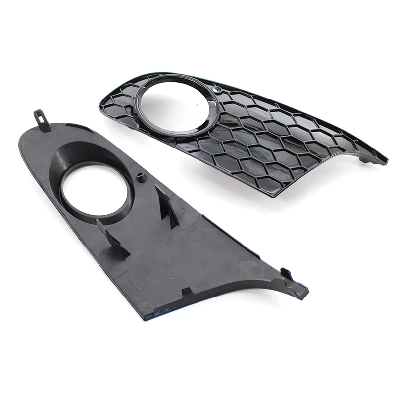 

Front Bumper Grille Mesh Grill Fog Light Cover Three-piece Suit for VW Golf 6 MK6 Non-GTI 2009 2010 2011 2012 2013
