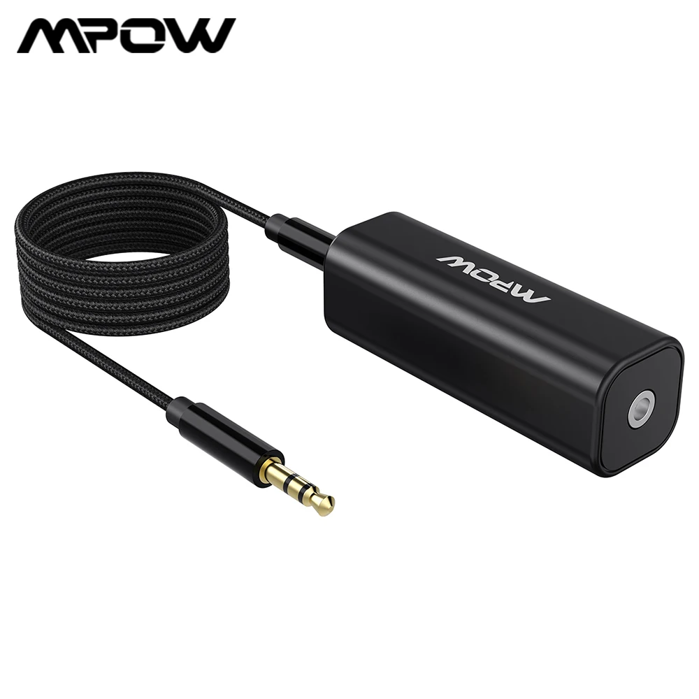 With 1m/3.3ft Extended 3.5mm Audio Cable Noise Isolator