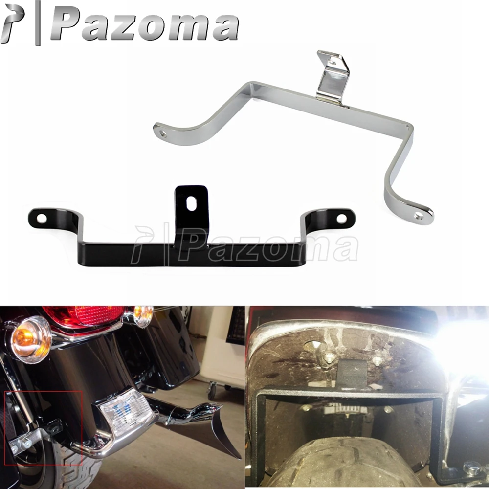 

Motorcycle Steel Side Saddlebag Bracket To Rear Fender Support Holder Bracket for Harley Tour Glide FLT 1984-2008 2007 2006 2005