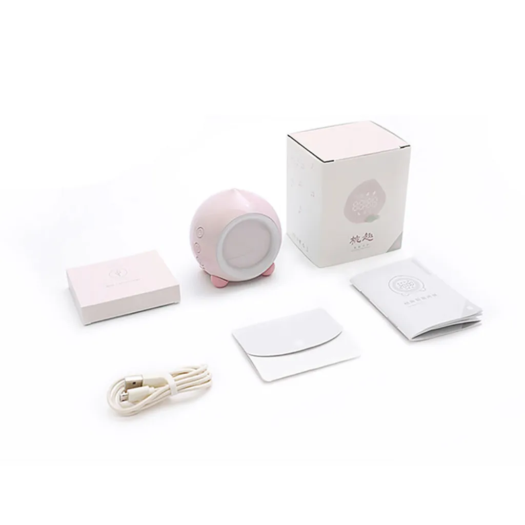 Smart APP Bluetooth Speaker Mini Multi-function LED Digital USB chargeable Clock Sleep Light 2 modes SleepTraining Alarm clock | Дом и сад