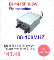 Fm-передатчик 88-108 МГц 0,5 Вт BH1415F FM радио приемник PLL стерео аудио цифровой дисплей частота dc 12 В+ Q9 антенна Новинка