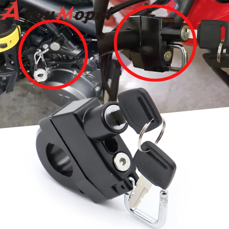 

Motorcycle Accessories Anti-theft Helmet Lock Security For HONDA CR125R CR250R CRF250R CRF450R CRF450X CR CRF 250R Motorcycle