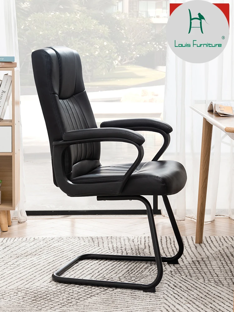 

Louis Fashion Living Room Chairs, backrest, dormitory household boss bow, simple, comfortable and long sitting