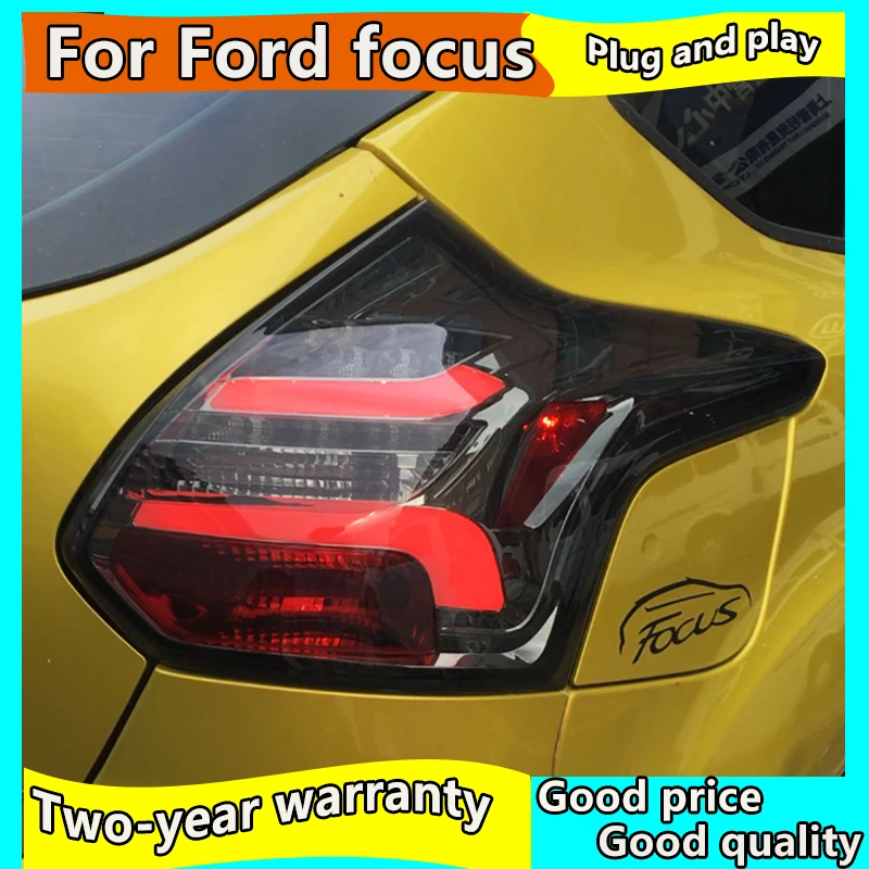 Динамической видео для 2012 2013 2014 год FORD Focus 3 хэтчбек Светодиодные ленты задний