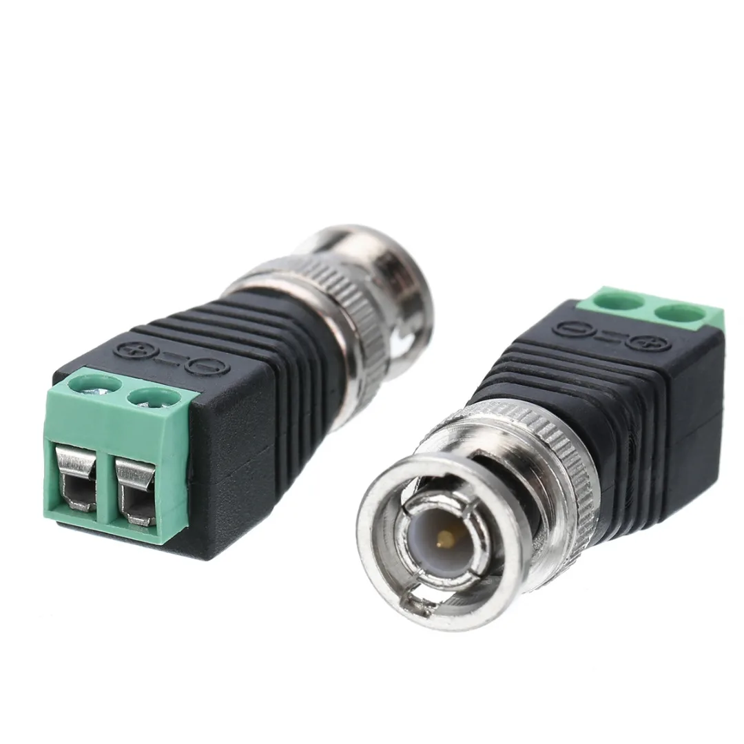 Кабель BNC Mayitr 10 шт. зеленый Мужской кабель Coax CAT5 коаксиальный камера с коннектором