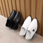 Детская обувь для мальчиков и девочек, кожаная обувь для детей, парней, официальная обувь для мальчиков, Классическая обувь из искусственной кожи, школьная Обувь На Шнуровке Для выпускного