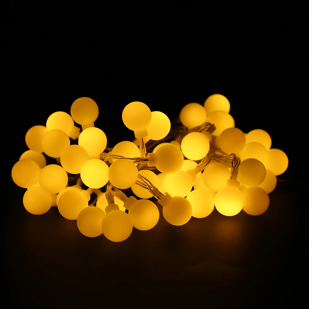 6 м 50LED Батарея коробка Фея светильник строка дистанционного Управление мяч