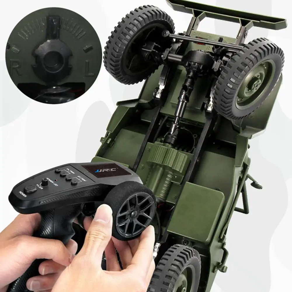 Q65 1/10 2 4G 4wd RC грузовик военный автомобиль Рок Гусеничный внедорожник с накладным