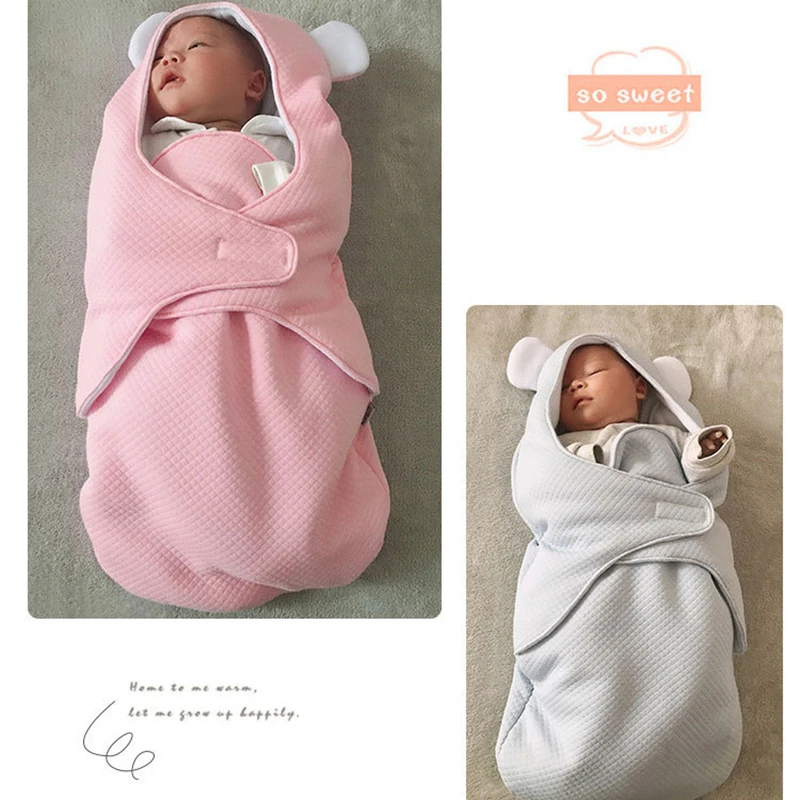 

100% хлопок, спальные мешки для новорожденных, пеленка-кокон для младенцев, пеленальный конверт, детское одеяло, Пеленальный мешок для сна 0-6 м...