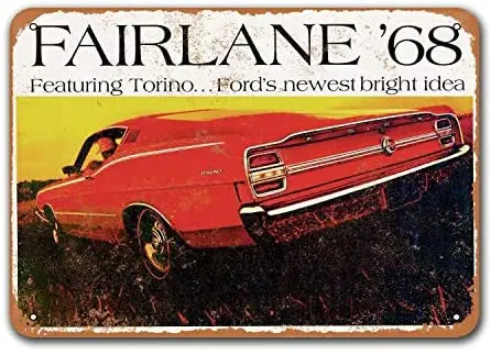 

Wall Decor Office Tin Signs Cars Metal Vintage RestaurantTorino Pub Home Grage Man Cave Sgins Bar Poster 16x12 inches