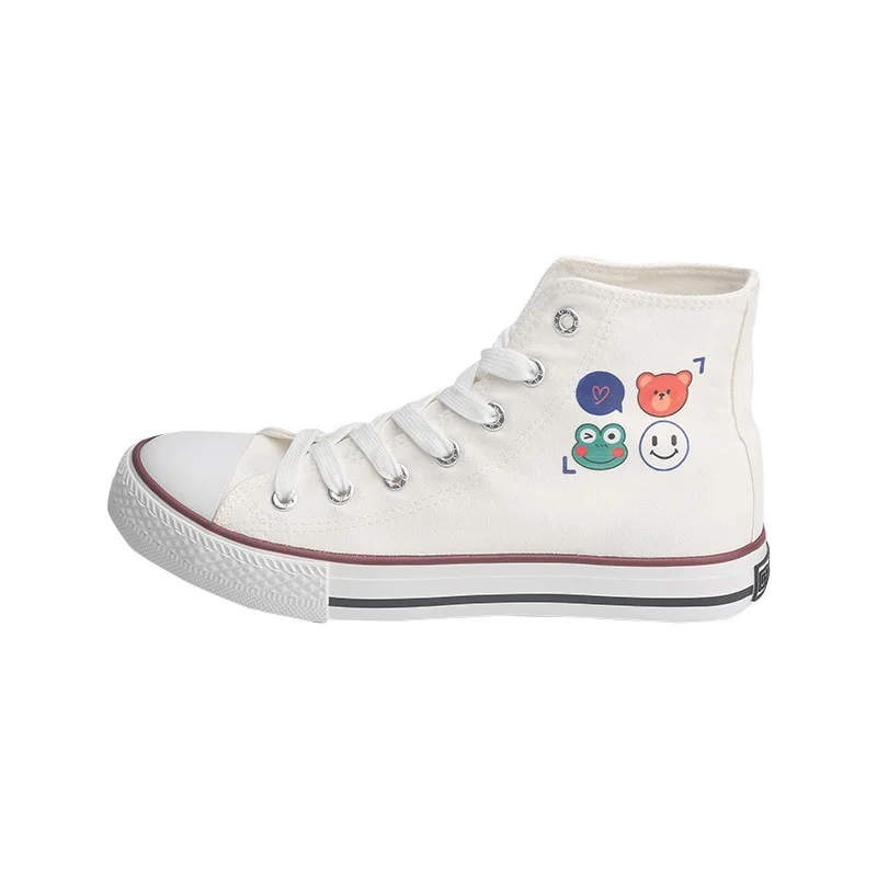 

Women's Canvas Sneakers Casual New Women's Sports Shoes Fashion Female Boots Comfortable Soft Shoes Cartoon Print Sneakers