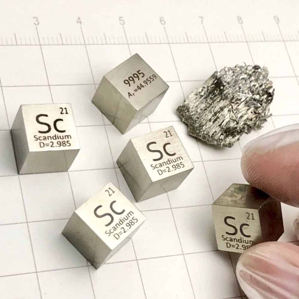 

Scandium Sc Polished Cube Metal Element Collection Scandium Target Science Experiment for Research and Development 10x10x10mm