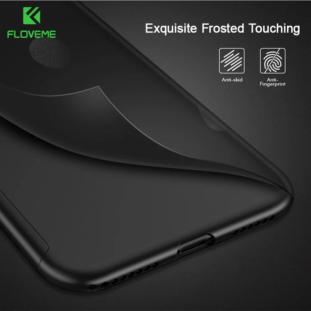 Floveme Роскошный 360 полный защитный чехол для телефона Samsung Galaxy S10 S9 S8 S7 Edge подходящий