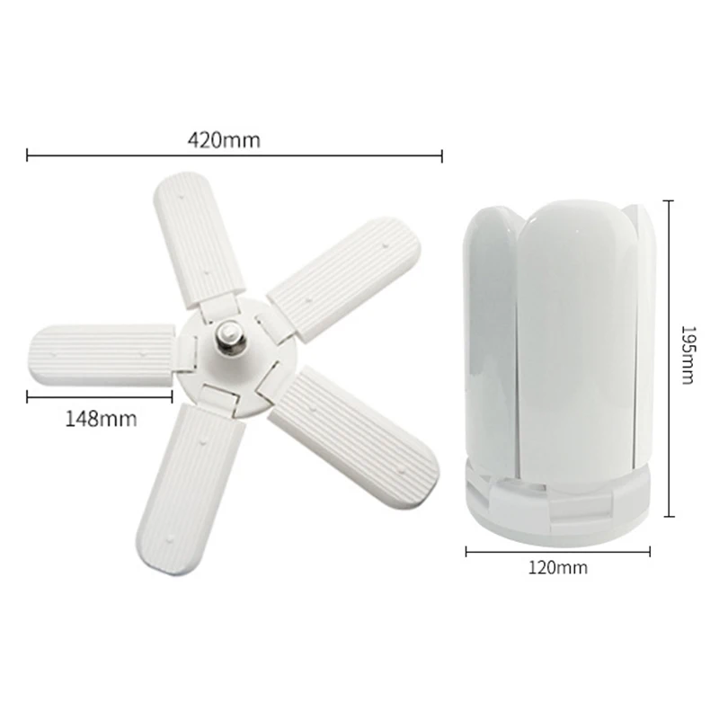 

Super Bright Industrial Lighting 85W E27 Led Fan Garage Light 360 Degrees Deformable Led High Bay Industrial Lamp For Workshop