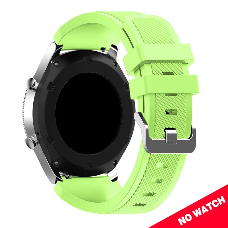 

1pc Wrist Band Soft Silicone Strap Bracelets For Samsung Gear S3 Classic/Frontier Smart Watch 4.7-8.1Inch Watchbands