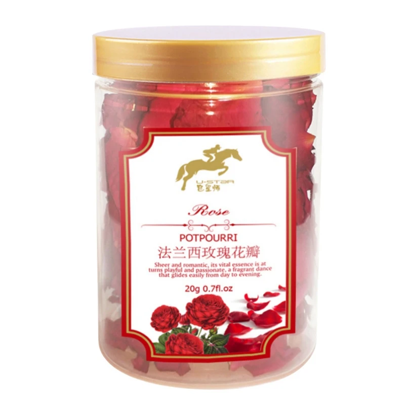 

20g Red Petal Roses Dried Rose Petals Real Rose Flower Petals For Bath Foot Bath New