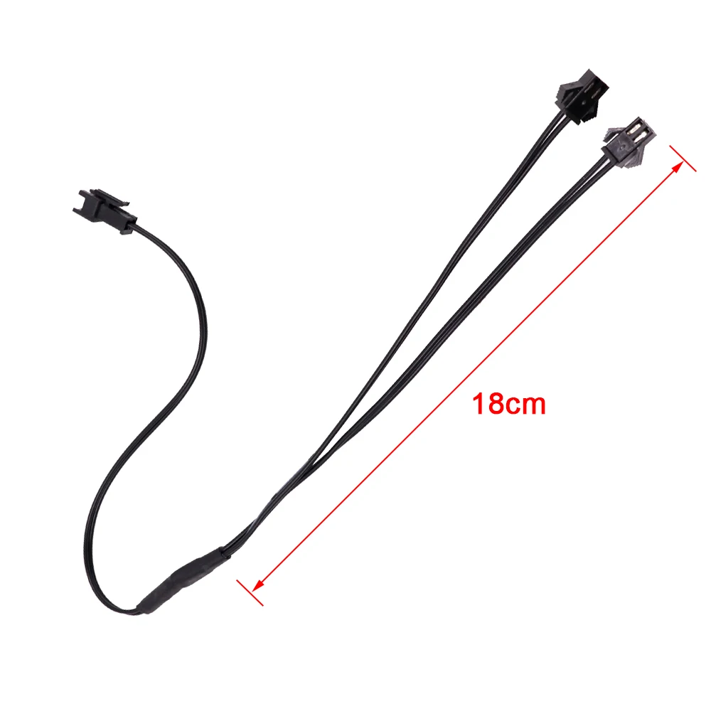 2Pin JST Connector Splitter Cable 1 in 2/3/4/5/6/7/8/9/10 Connectors for 3V/5V/12V EL Wrie Neon Light Tape Strip Accessories | Освещение