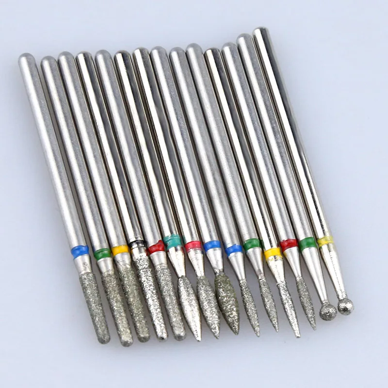 Алмазные фрезы для ногтей 7/6 шт. Ротационные электрические педикюра пилочки