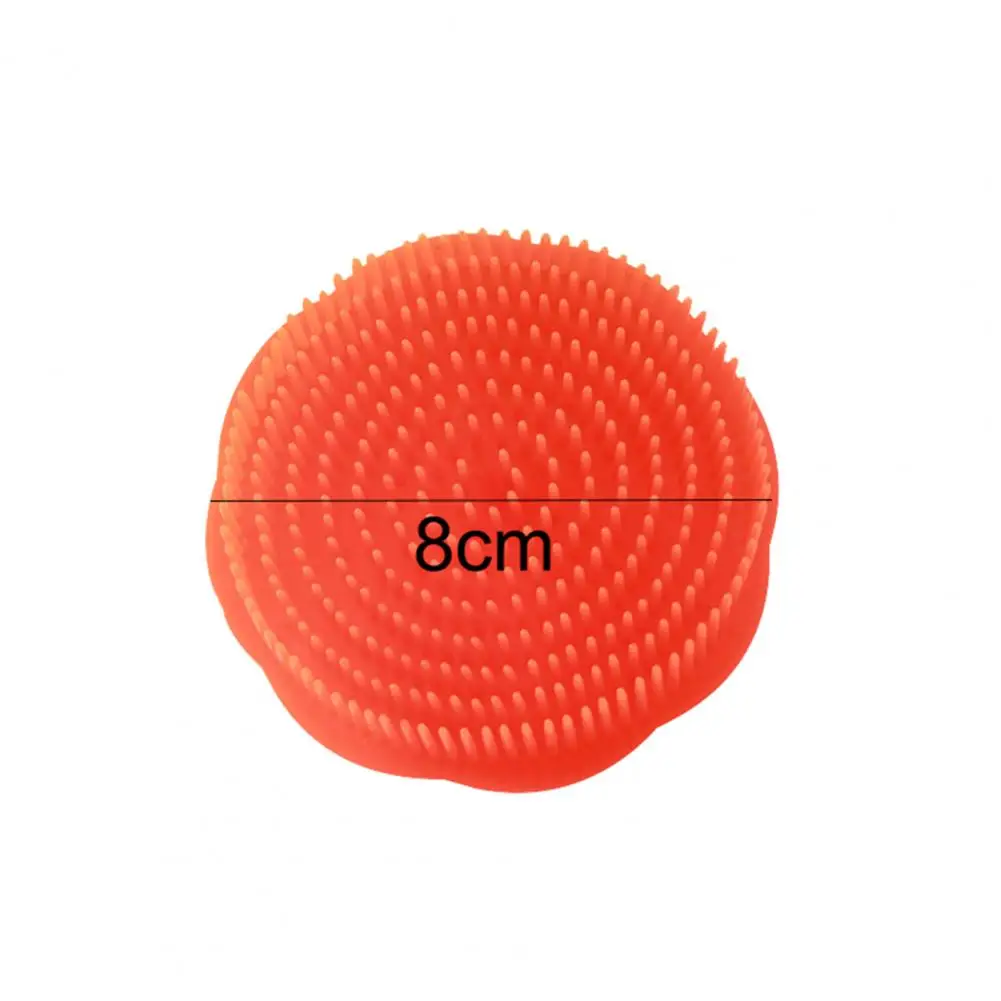Силиконовая Массажная расческа для головы массажер круглой кожи пластиковая