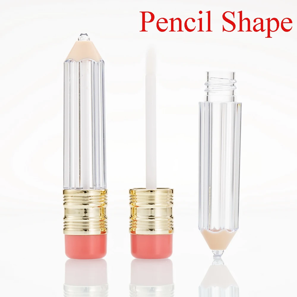 10/5 мл пустой блеск для губ контейнер прозрачный бальзам трубки карандаш форма