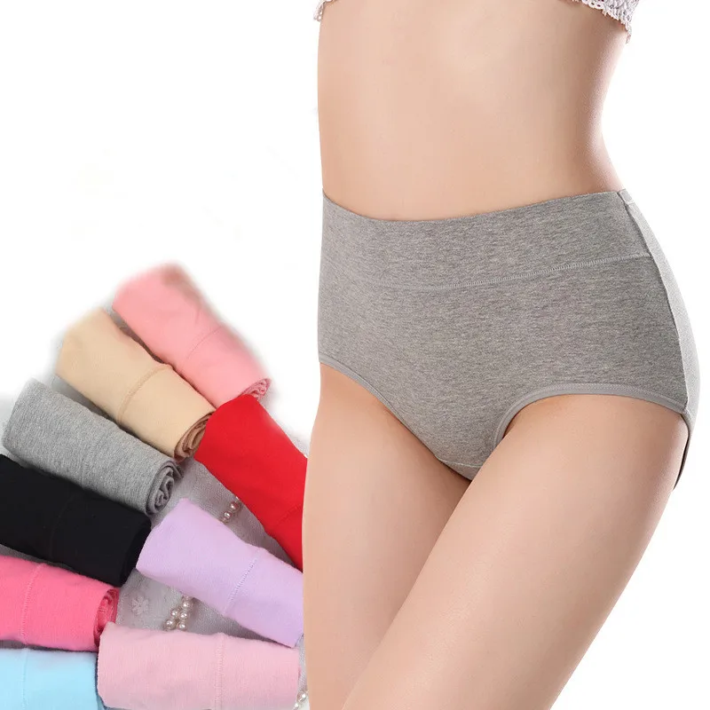 Женское нижнее белье удобные трусы из бамбукового волокна однотонные