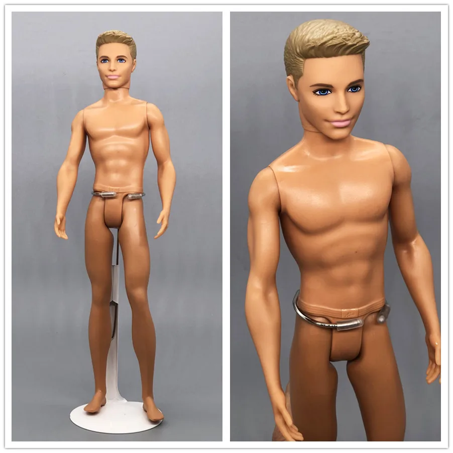 nude doll Обнаженный Кен Кукла с 11 суставов/нормальная кожа мальчик кукольный для Барби бойфренда/подарок для девочек - Цвет: nude doll