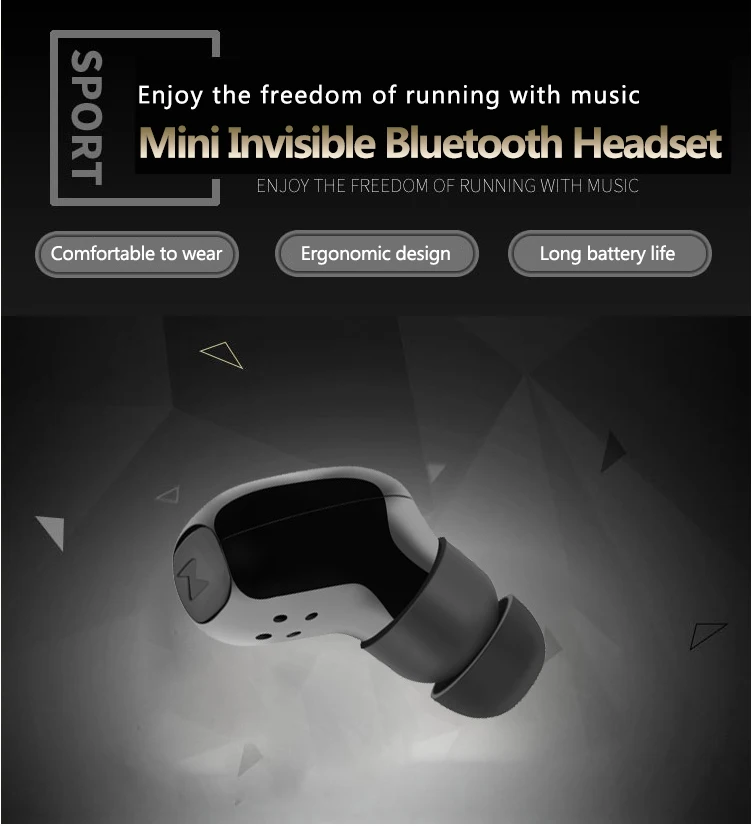 MOUDOU Mini IP68 Водонепроницаемые bluetooth-наушники беспроводной Плавательный спорт бег музыка стерео наушник для дайвинга гарнитуры вкладыши