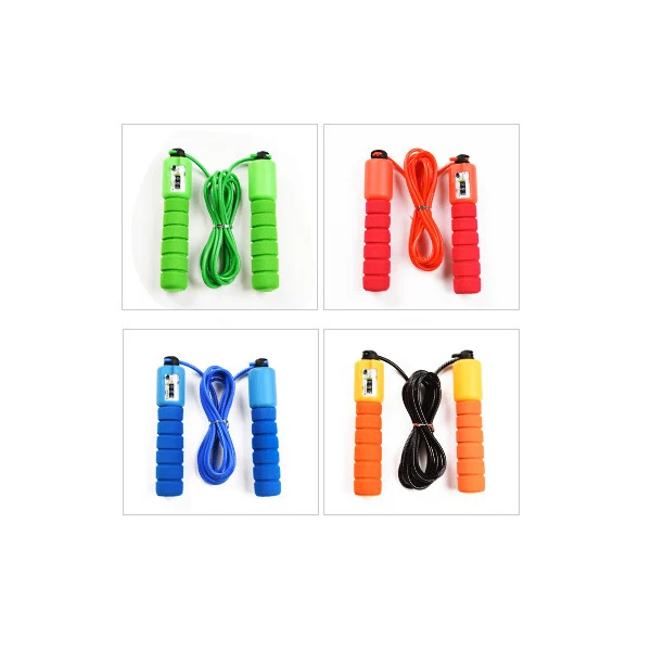 Jump Rope Skipping Electronic Counter Adjustable Fast Speed Counting Skipping Rope Wire Gym Workout Equipments Home