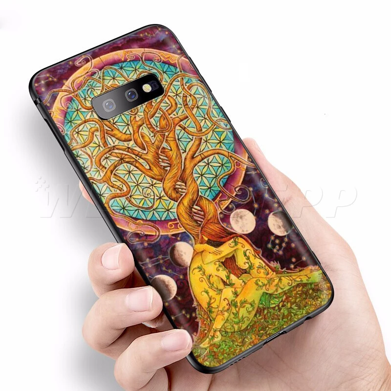 Webbedepp чехол с рисунком дерева жизни для Samsung Galaxy A3 A5 A6 Plus A7 A8 A9 J6 M20 A10S A20S A30S A40S