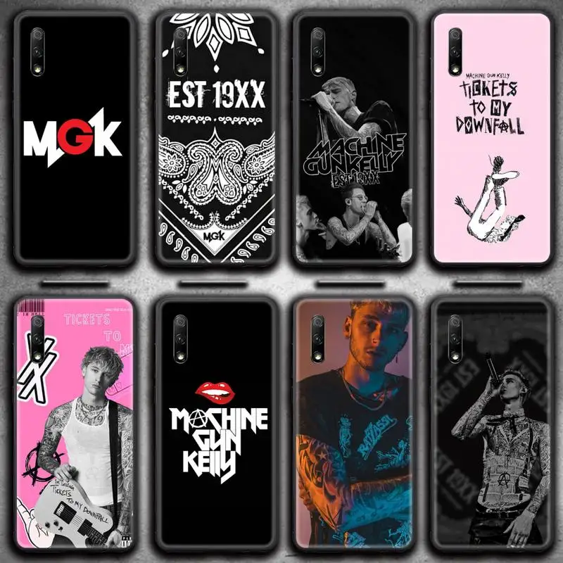 Чехол Rapper Machine Gun kelly MGK для телефона Huawei Honor 30 20 10 9 8 8x 8c v30 Lite view 7A pro|Бамперы| |