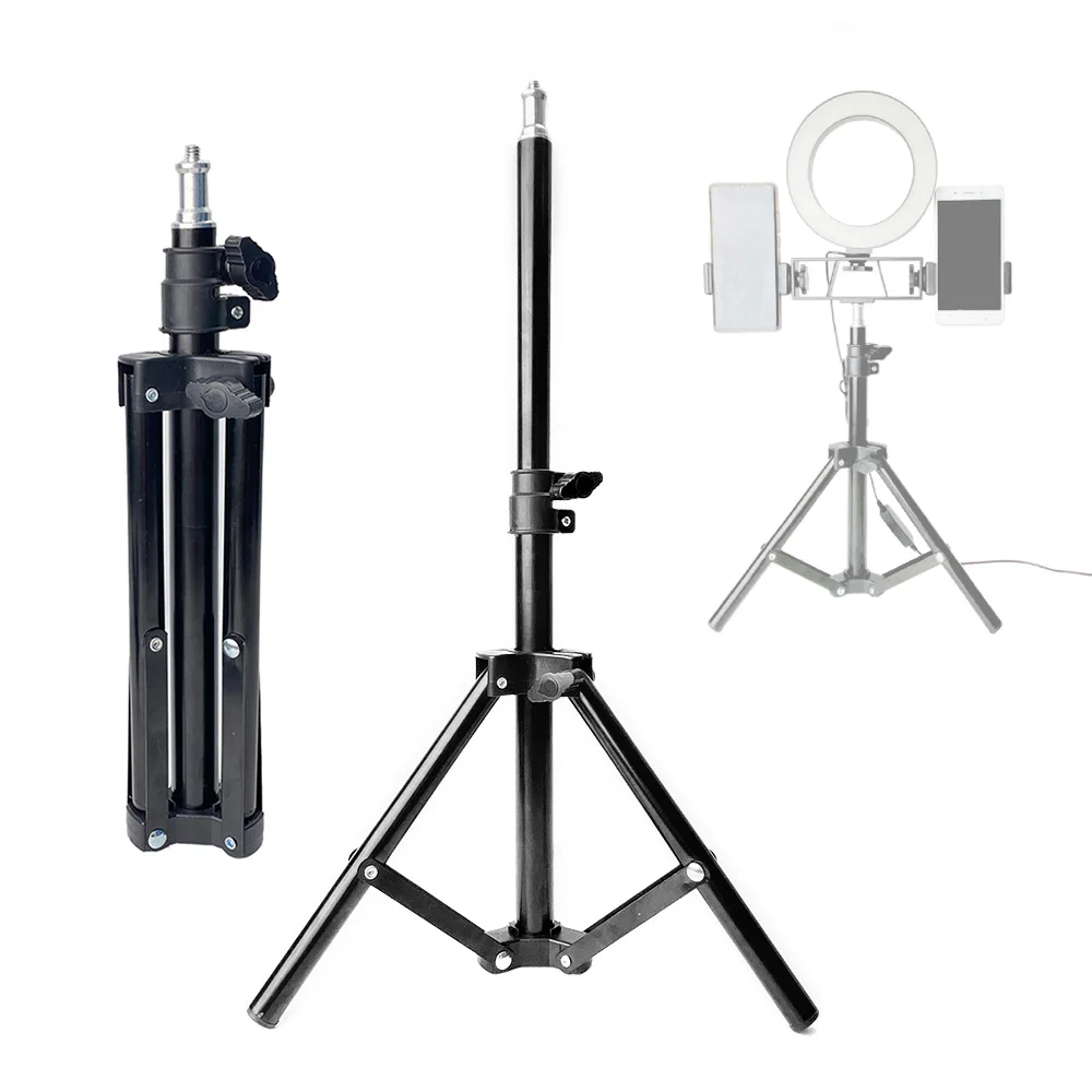 

30-50cm Tripod Stand Extensionable Desktop Tripod for Mobile Phone Camera Flash Light Microphone Stand Holder Tripode