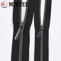10meters gunblack teeth 3 5 nylon zipper and zip slider for sewing diy garment open end zippers bag pocket zips accessories