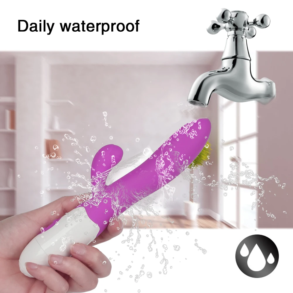 Водонепроницаемый 10 скоростей Gspot вибратор для женщин фаллоимитатор кролик