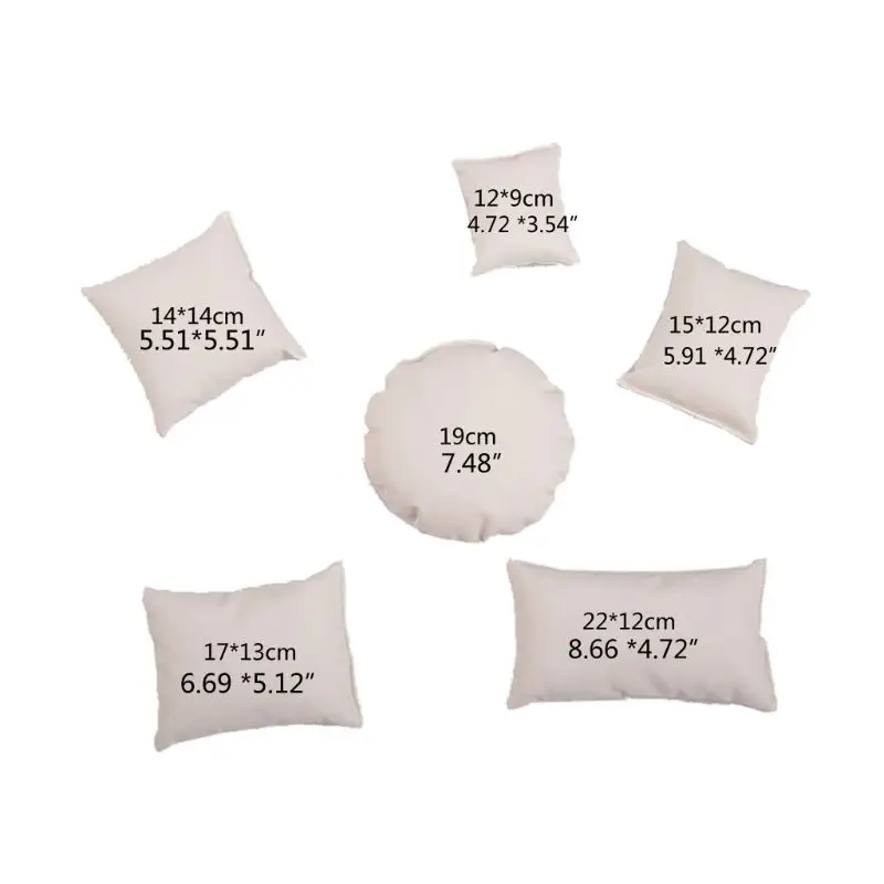 

6 Pcs/set [Baby Photography Props Accessories Newborn Posing Pillows Cushion Pad for Infant Baby Photo Shooting