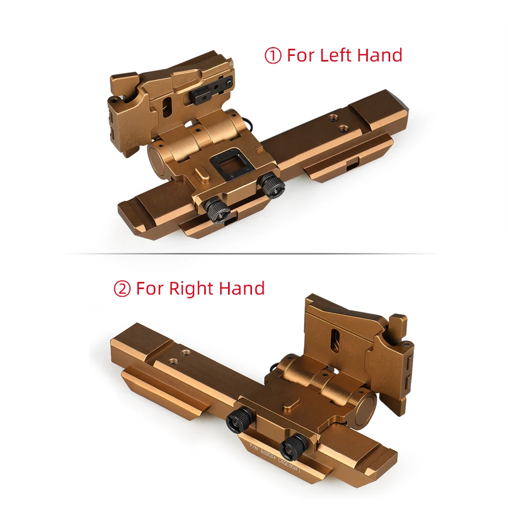 

E.T Dragon Magnifer Flip Mount & 58inch(16cm) Riser Mount Kit rifle scope mount for hunting GZ240232