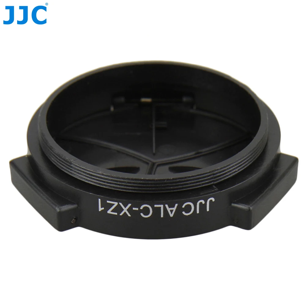 JJC Auto Lens Cap Black Self-Retaining Open Close Protector for OLYMPUS XZ-1, XZ-2