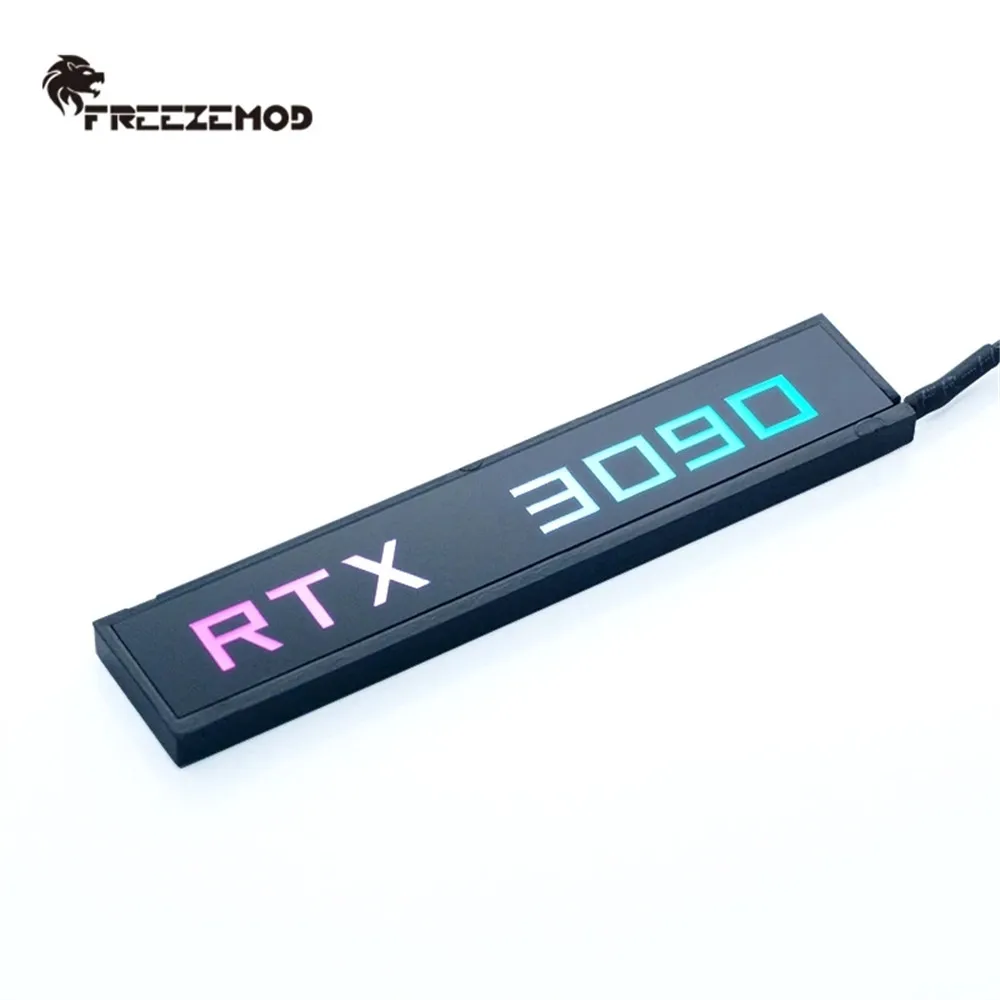 FREEZEMOD GPU боковая панель RTX3090 GTX ROG украшение для ПК Видеокарта пластина Faith лампа