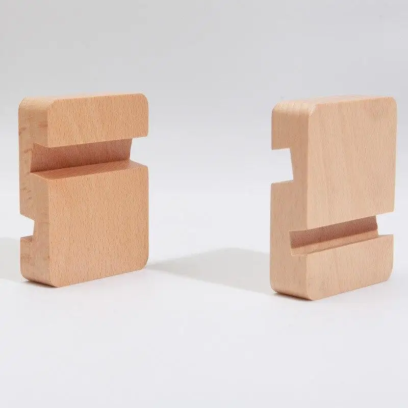 Подставка держатель для мобильного телефона из Букового дерева IPhone Samsung