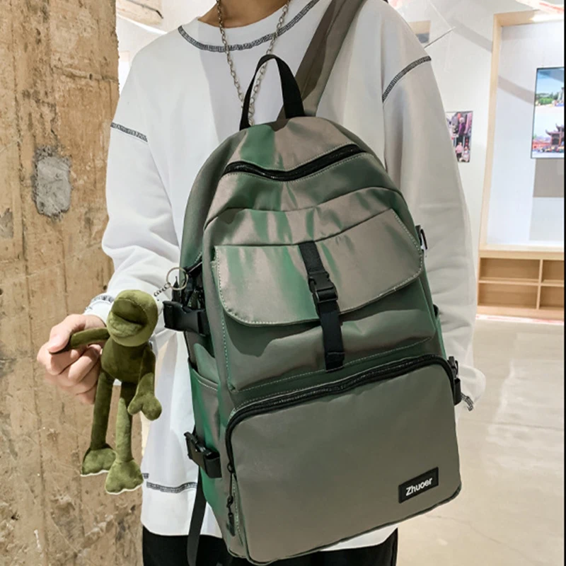 

Teenage travel backpacks unisex Multi-Function laptop bags boys casual polyester back packs 2021 trendy