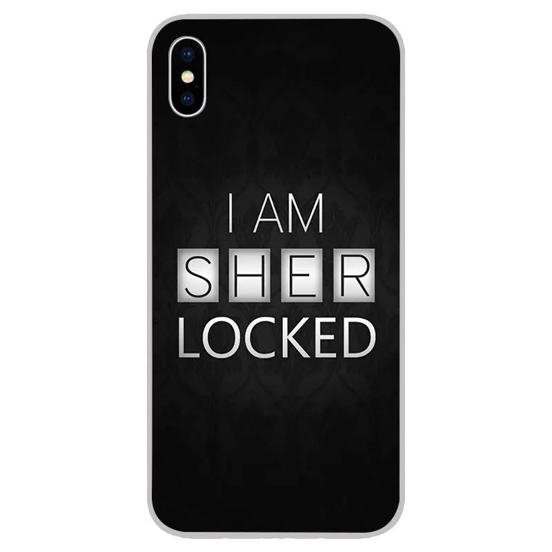 Я Шерлок Холмс Силиконовые Мягкие Чехлы из ТПУ для iPhone 11 Pro XS Max X XR 8 7 6S Plus 5s SE 4S