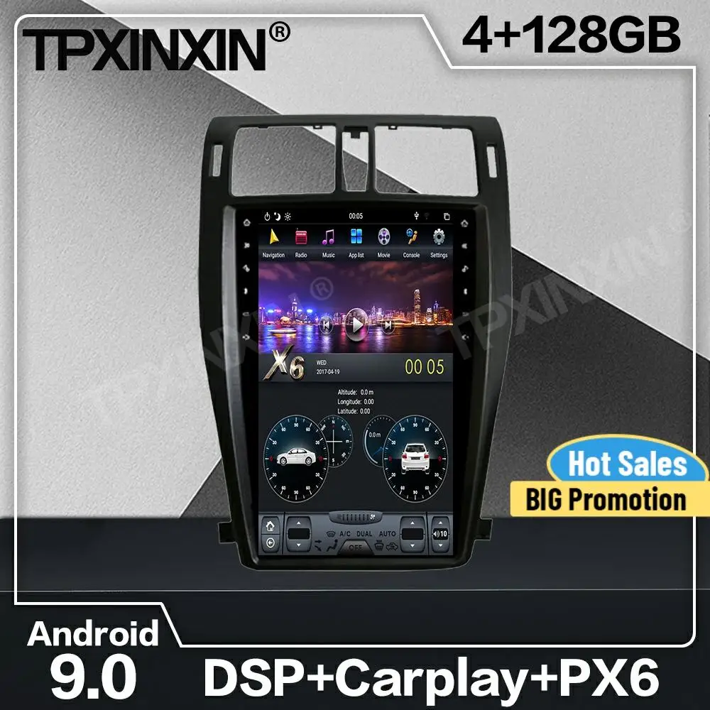 

Автомобильный радиоприемник 2 Din, 128G Tesla Screen Carplay, Android 9, стерео приемник для TOYOTA CROWN 13th, 2009, 2010, 2011, 2012, 2013, 2014, GPS блок