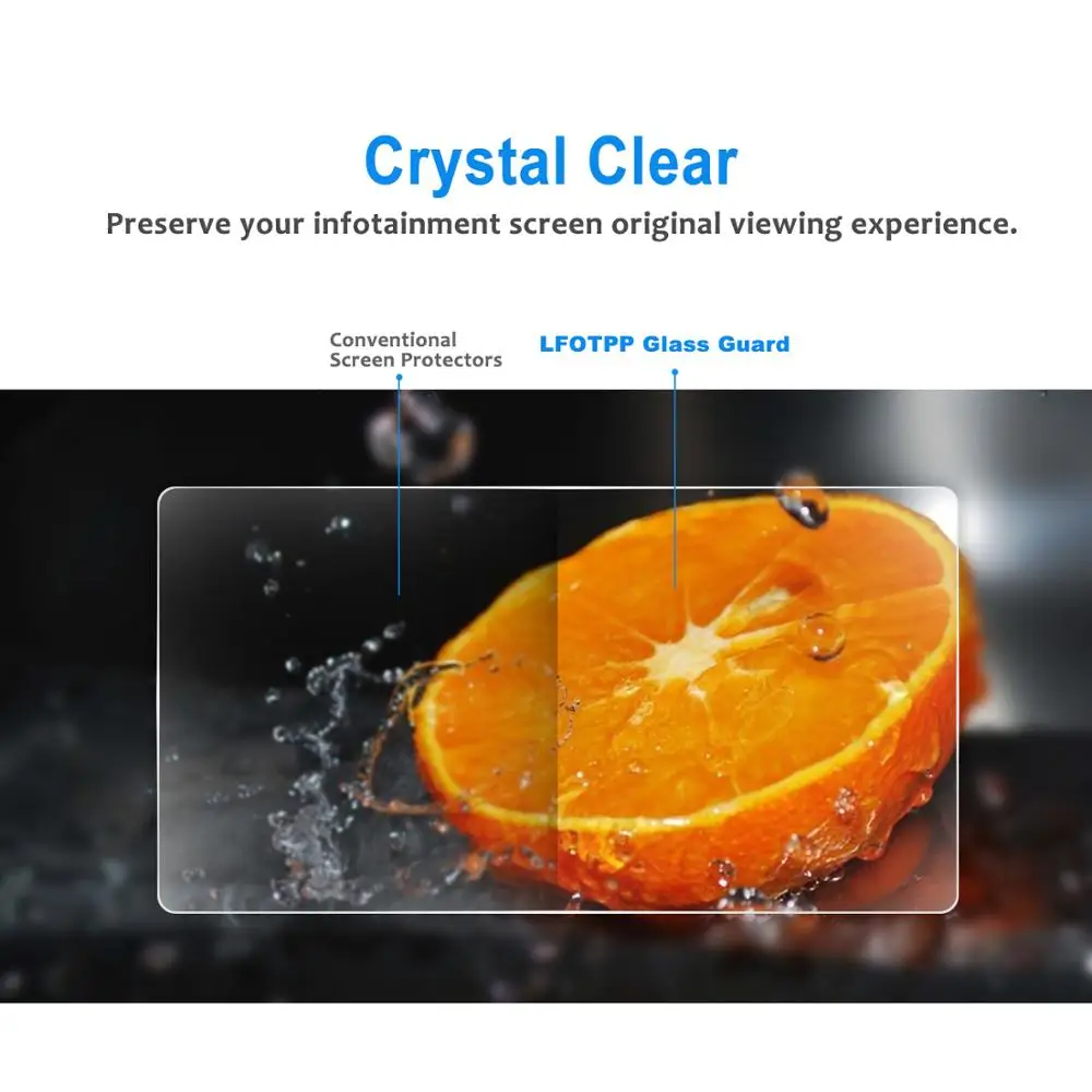 lfotpp for golf mk8 discover pro 10 inch 2020 car navigation display tempered glass screen protector auto interior accessories free global shipping