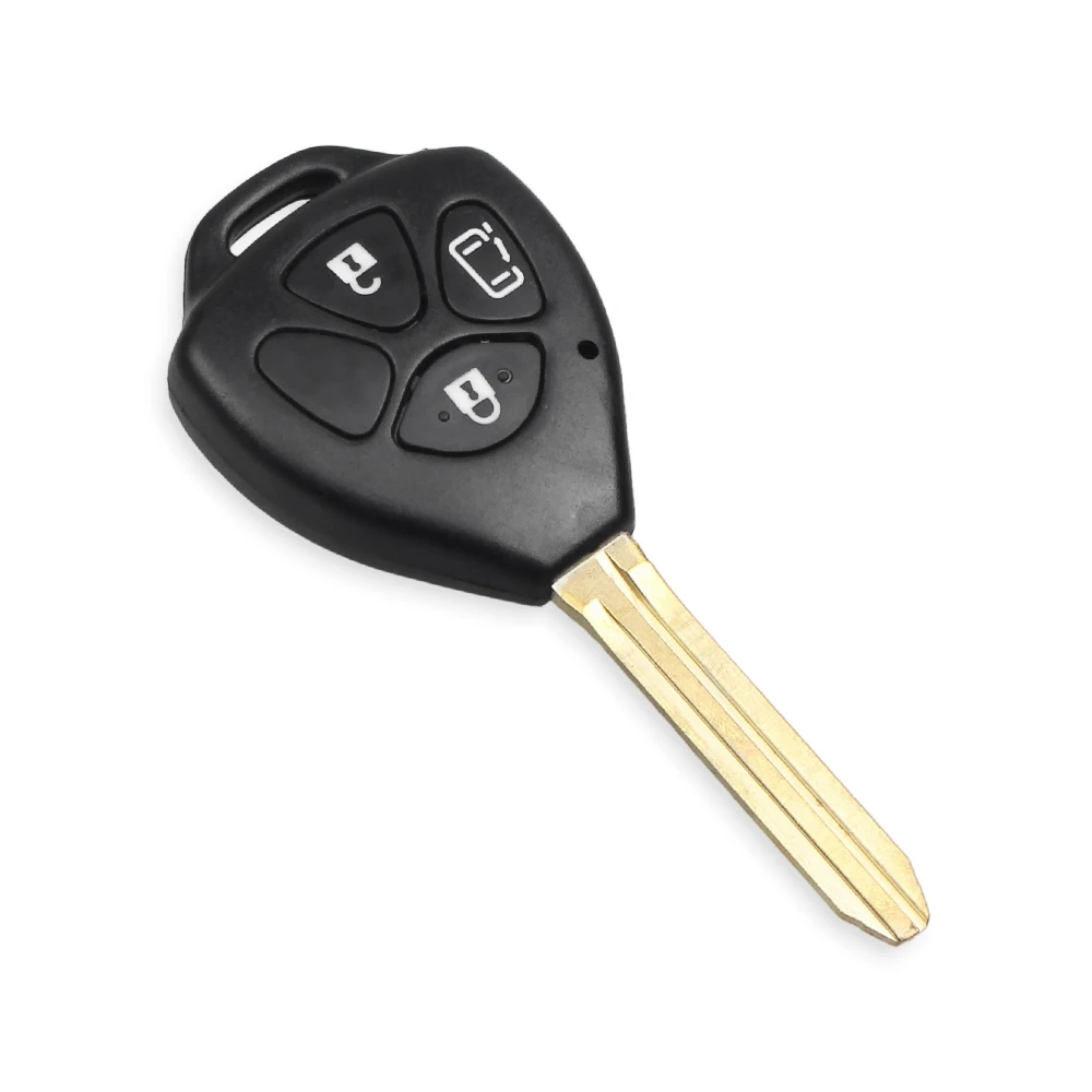 KEYYOU 20X дистанционный чехол для ключа автомобиля 2/3/4 BTN Toyota Yaris Prado Tarago Camry Corolla RAV4 Hilux